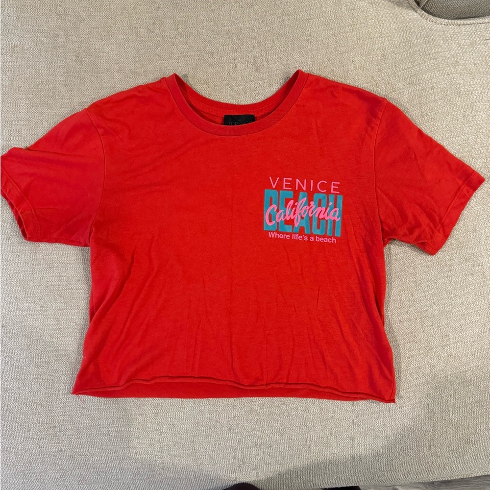 Vintage crop California topshop tee